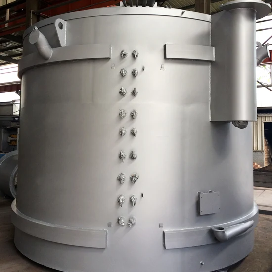 Horno de recocido de esferoidización de acero con atmósfera protectora de combustión de gas tipo hoyo
