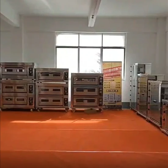 Comercial Industrial Equipo para hornear alimentos Máquina Precio de maquinaria Grande 1 2 3 4 Cubierta Eléctrica a gas Horno para pasteles Pizza Tostadora Pan Panadería Horno para hornear